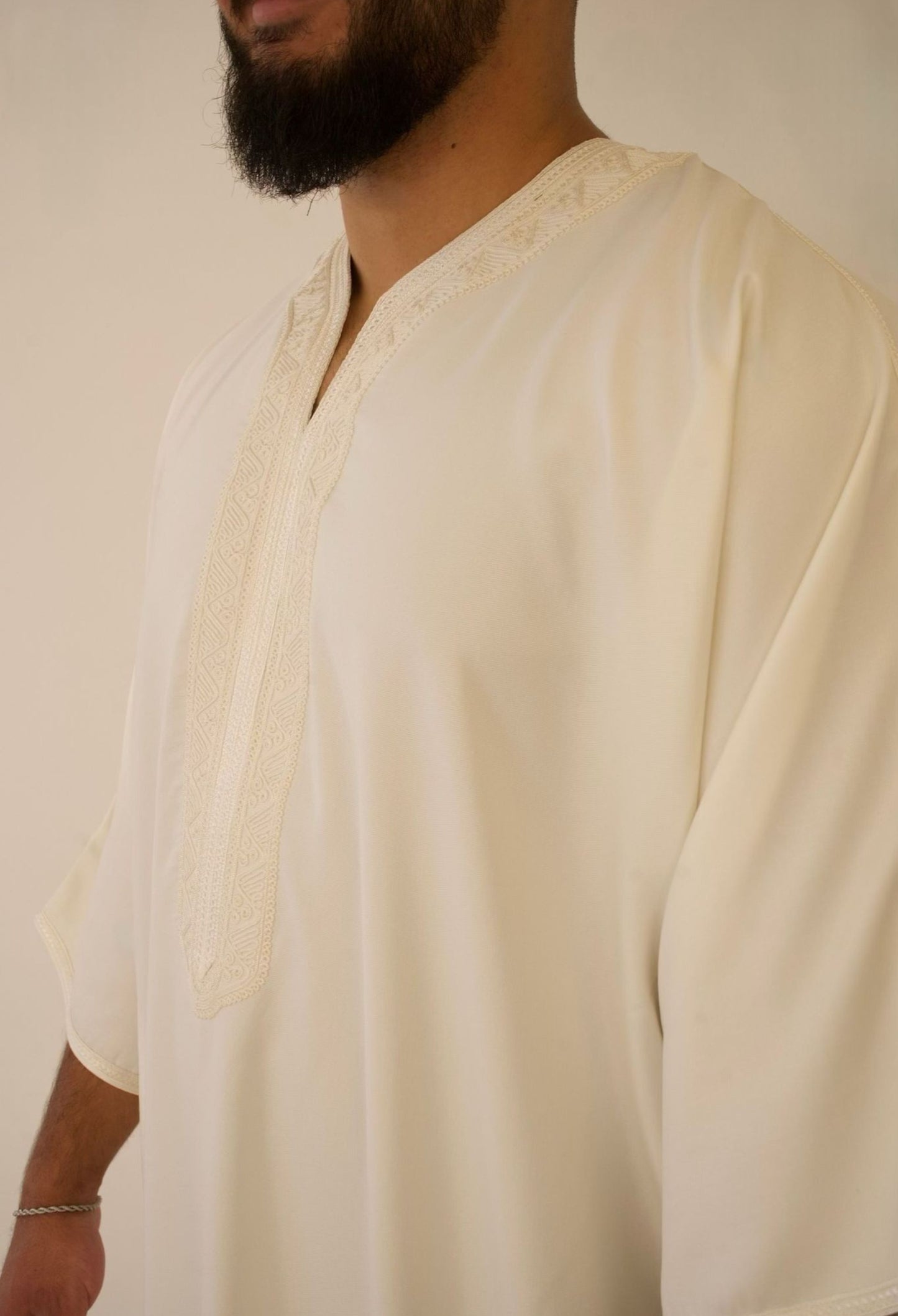 Gandoura - Elfenbeinweiß