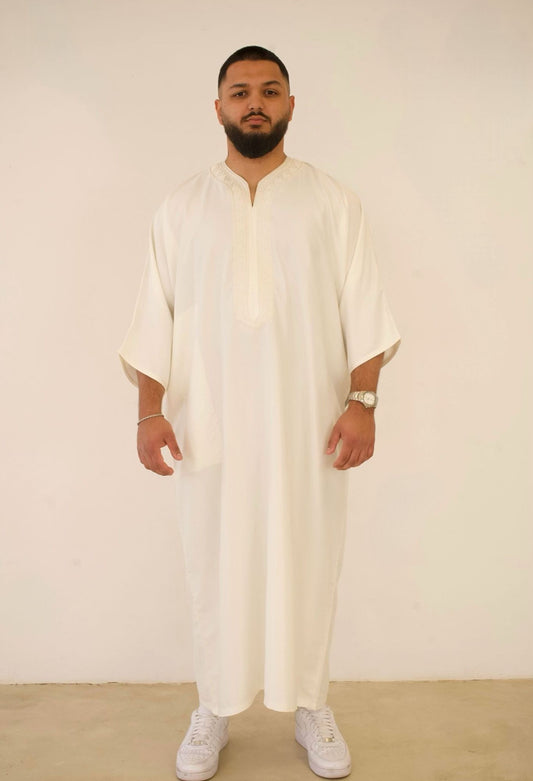 Gandoura - Elfenbeinweiß