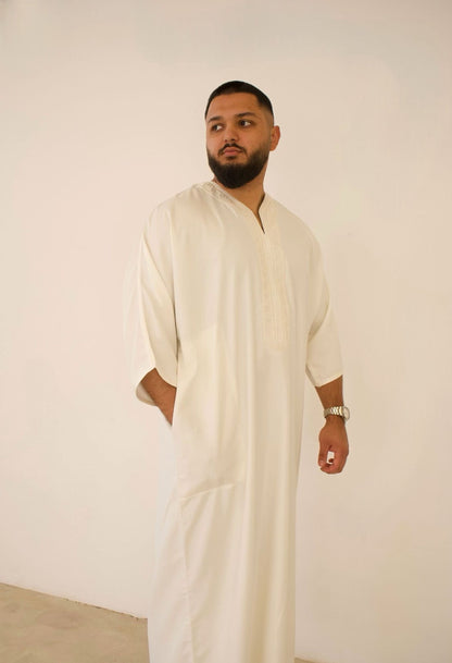 Gandoura - Elfenbeinweiß